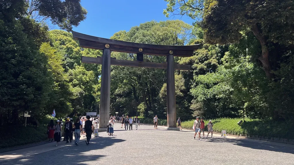 明治神宮の大鳥居