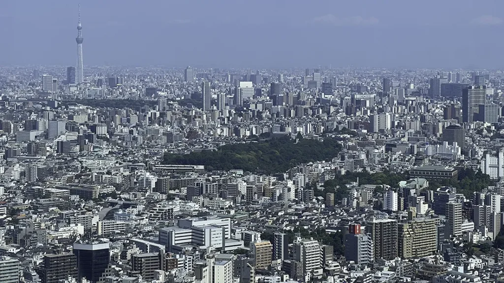 サンシャイン60の展望台から見る景色