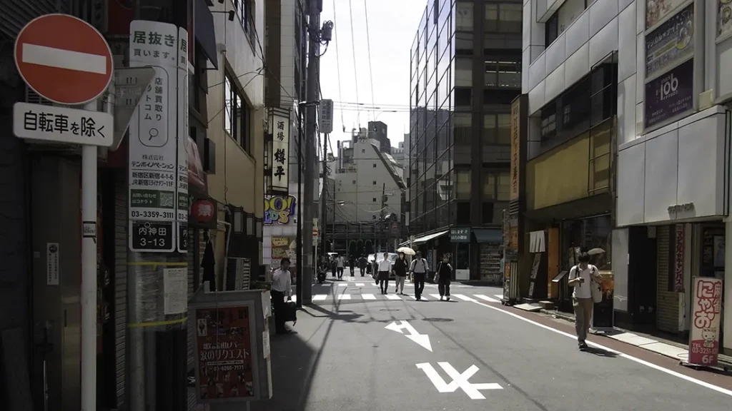 神田駅周辺の裏通り