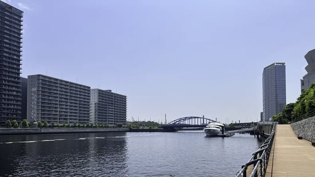 天王洲アイル周辺の運河