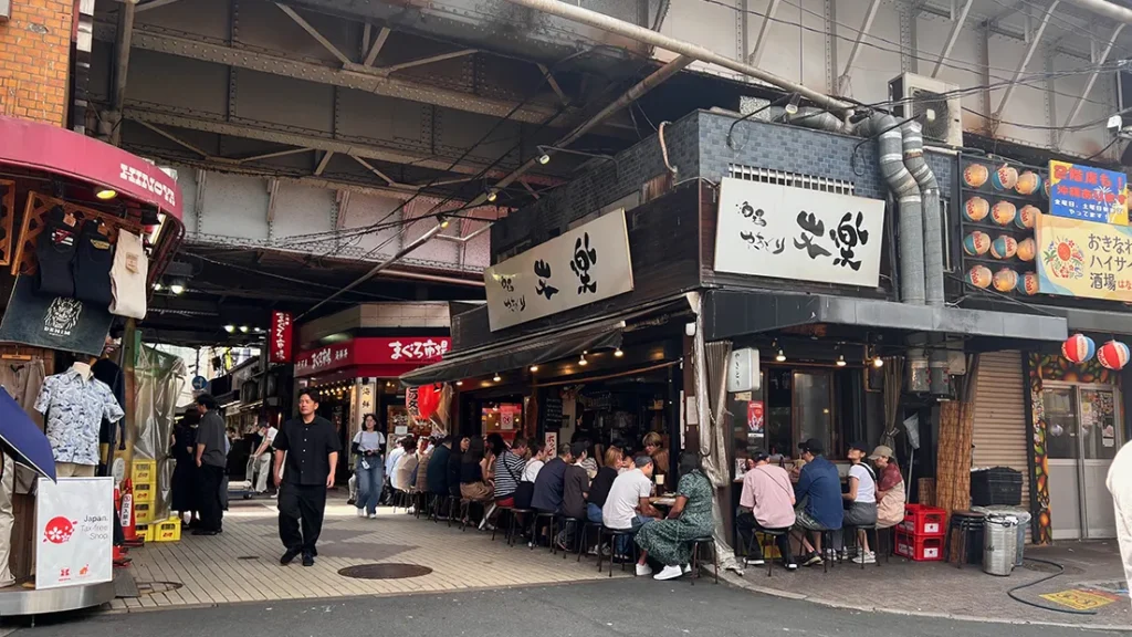 上野駅ガード下の飲食店