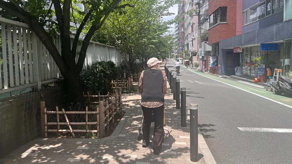 目黒川の遊歩道