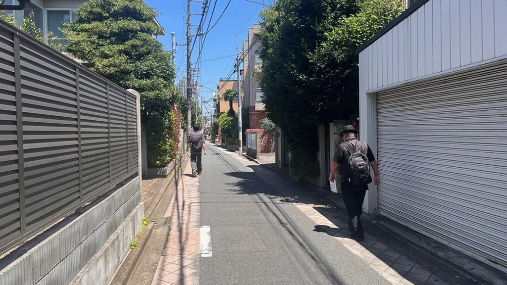 目白庭園周辺の住宅街